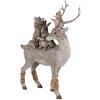 Decorazione Animali grigio 20x8x25 cm 6PR4652
