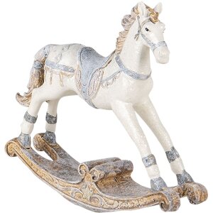 Decorazione Cavallo a dondolo multicolore 16x4x14 cm 6PR4657