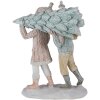 Decorazione Bambini con Albero di Natale multicolore 12x6x15 cm 6PR4662