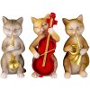 Decorazione gatti bianchi 14x6x10 cm 6PR4683