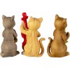 Decorazione gatti bianchi 14x6x10 cm 6PR4683