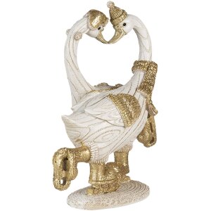 Decorazione Cigni bianchi 18x8x17 cm 6PR4686