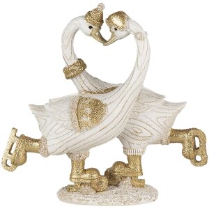 Decorazione Cigni bianchi 18x8x17 cm 6PR4686
