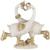 Decorazione Cigni bianchi 18x8x17 cm 6PR4686