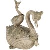 Decorazione Cigni beige 11x6x10 cm 6PR4687