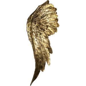 Decorazione Ali (2 pezzi) oro 22x6x55 cm 6PR4691
