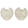 Decorazione angelo crema 10x6x10 cm 6PR4708