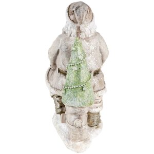 Babbo Natale argento 12x6x14 cm 6PR4725
