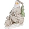 Babbo Natale argento 12x6x14 cm 6PR4725