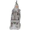 Decorazione Babbo Natale in slitta argento 10x6x13 cm 6PR4727