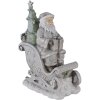 Decorazione Babbo Natale in slitta argento 10x6x13 cm 6PR4727