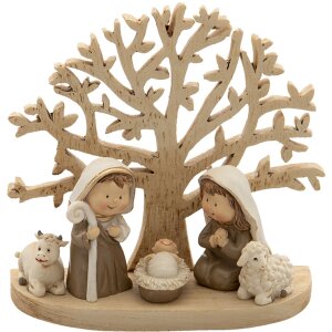 Figure del presepe marrone 11x5x10 cm 6PR4743