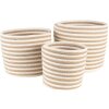 Cestino (set di 3) multicolore Ø 26x24 - Ø 23x21 - Ø 19x18 cm 6RO0517