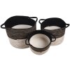 Cestino (set di 3) multicolore Ø 52x31 - Ø 46x27 - Ø 37x23 cm 6RO0528