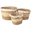 Cestino (set di 3) multicolore Ø 32x25 - Ø 28x21 - Ø 24x18 cm 6RO0536