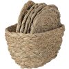 Sottobicchiere (6 pezzi) marrone 13x8x7 - Ø 10 6RO0537