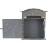Cassetta per le lettere marrone 26x10x31 cm 6Y4238