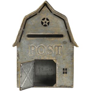 Cassetta postale grigia 26x11x35 cm 6Y4247