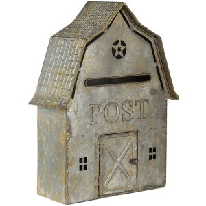 Cassetta postale grigia 26x11x35 cm 6Y4247