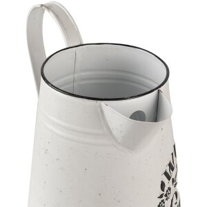 Brocca decorativa bianca 17x17x23 cm 6Y4248