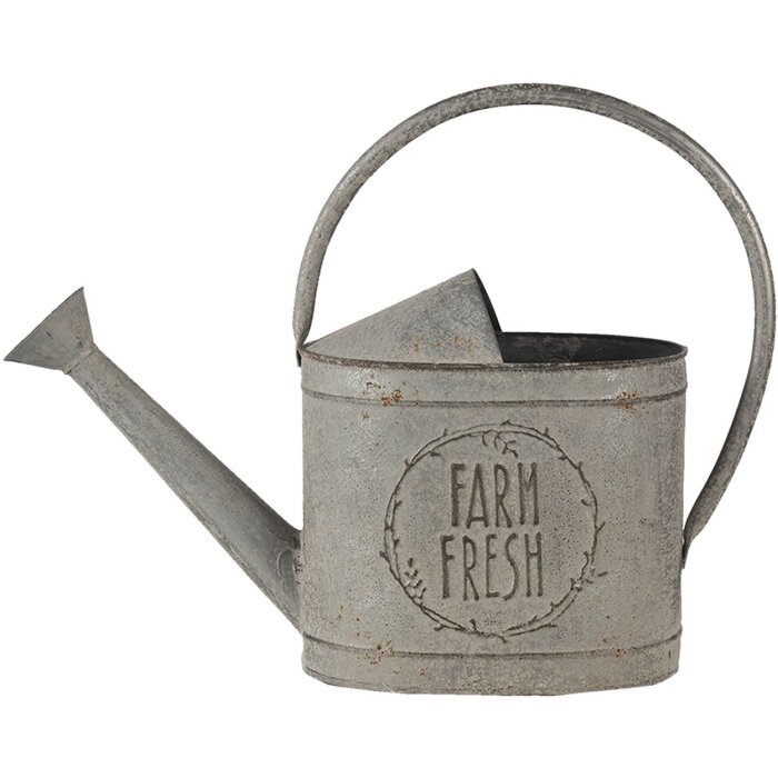 Decorazione Annaffiatoio grigio 45x16x33 cm 6Y4249