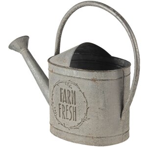 Decorazione Annaffiatoio grigio 45x16x33 cm 6Y4249