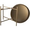 Clayre & Eef 6Y4298 Tavolino Ø 52x40 cm in metallo color rame rotondo