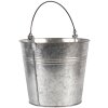 Secchio da decorazione grigio Ø 18x16-26 cm 6Y4313