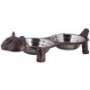 Ciotola per animali marrone 42x18x18 cm 6Y4324