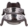 Ciotola per animali marrone 42x18x18 cm 6Y4324