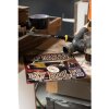 Clayre & Eef 6Y4353 Cartello di testo 20x25 cm in metallo nero