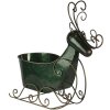 Decorazione Slitta verde 34x17x37 cm 6Y4444