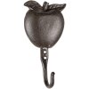 Clayre & Eef 6Y4557 Gancio a muro 9x5x18 cm Marrone Metallo Mela