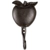 Clayre & Eef 6Y4557 Gancio a muro 9x5x18 cm Marrone Metallo Mela