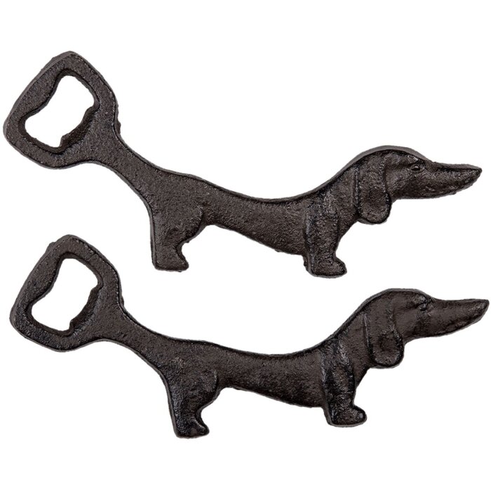 Apribottiglie Dog marrone 17x8 cm 6Y4567