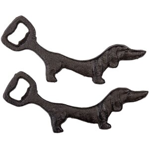 Apribottiglie Dog marrone 17x8 cm 6Y4567