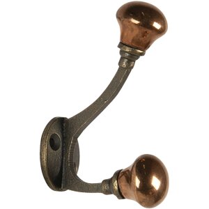 Gancio da parete in latta 3x5x9 cm 6Y4586KO