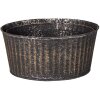Porta piante nero Ø 24x11 - Ø 21x10 - Ø 19x8 cm 6Y4625