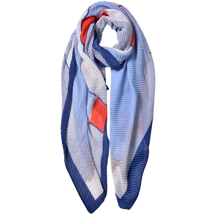 Sciarpa blu 85x180 cm JZSC0595BL