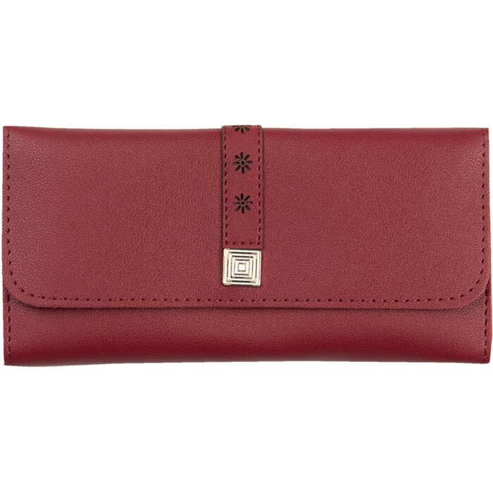 Portafoglio rosso 19x9 cm JZWA0115R
