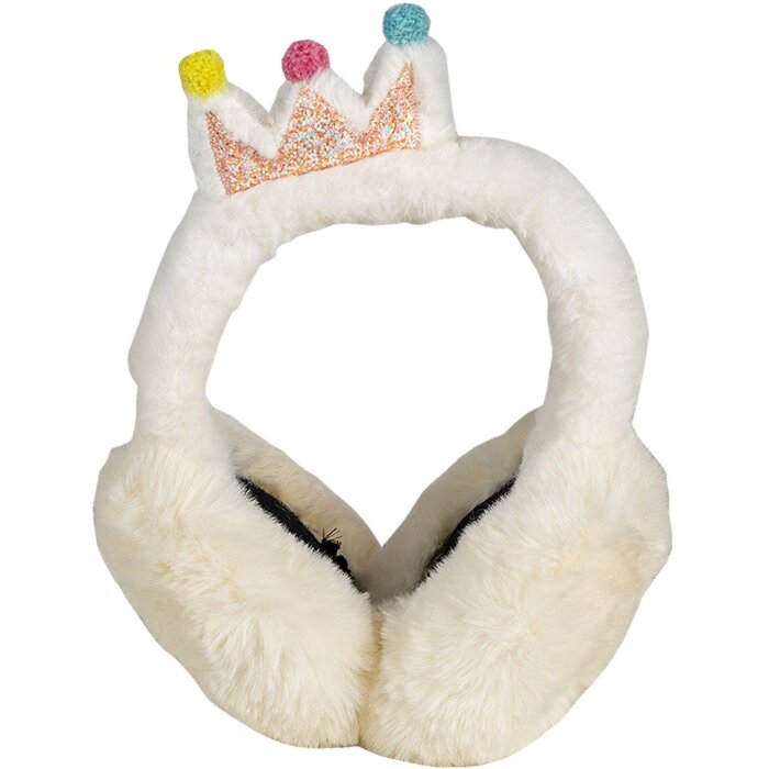 ME Lady scaldaorecchie per bambini corona bianca MLLLEW0010W 24x18x14 cm