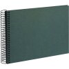 Goldbuch Spiral Album Hemp Papeterie Midnight Green 24x17 cm 40 pagine nere