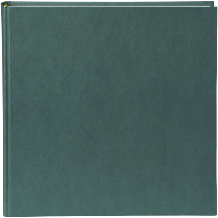 Goldbuch Album fotografico in canapa verde notte 25x25 cm 60 pagine bianche