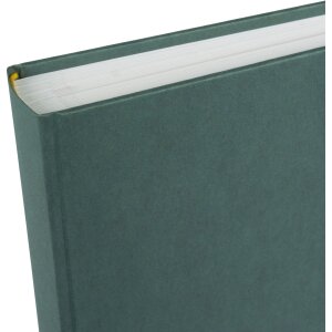 Goldbuch Album fotografico in canapa verde notte 30x31 cm 60 pagine bianche