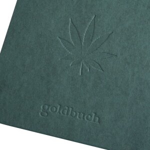 Goldbuch Leporello Cartoleria in canapa verde notte 10 foto 13x18 cm