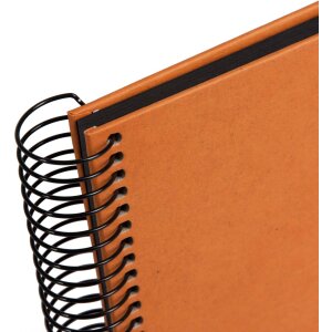 Album a spirale in canapa 24x17 cm 3 colori
