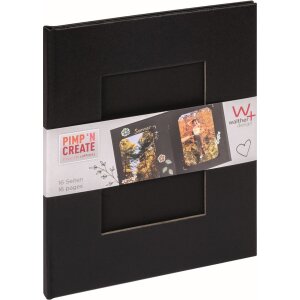 Album foto pimp e creare nero 16,5x20 cm