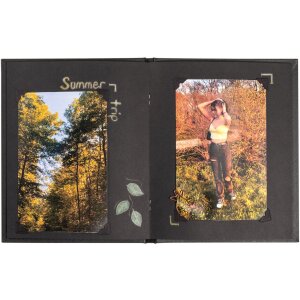 Album foto pimp e creare nero 16,5x20 cm