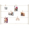 Walther Rope Tense Gallery 4 corde per foto con 20 clip grigio 48x72 cm