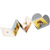 Leporello PIMP AND CREATE cuore design 11 foto 10x10 cm grigio